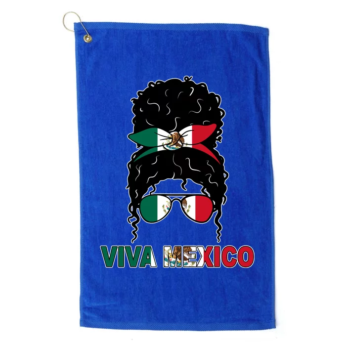 Viva Mexico Independence Day Hispanic Mexican Pride Platinum Collection Golf Towel