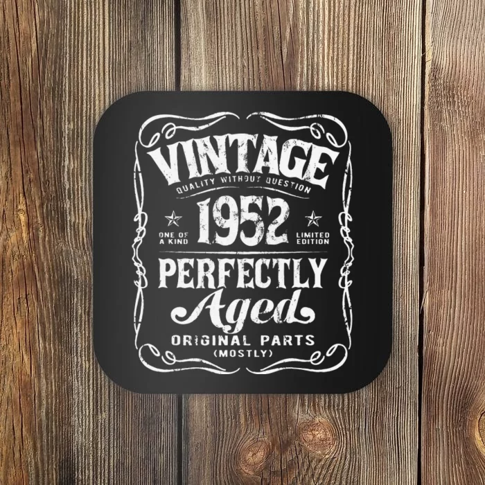 Vintage Made In 1952 Original Birthday Coaster