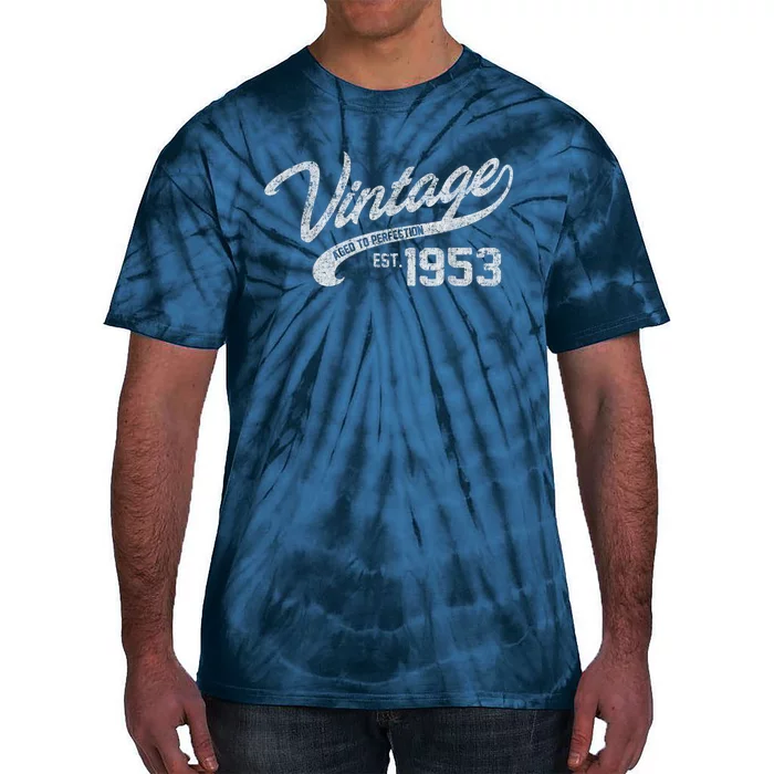 Vintage Made In 1953 65th Birthday Present Gift Tie-Dye T-Shirt