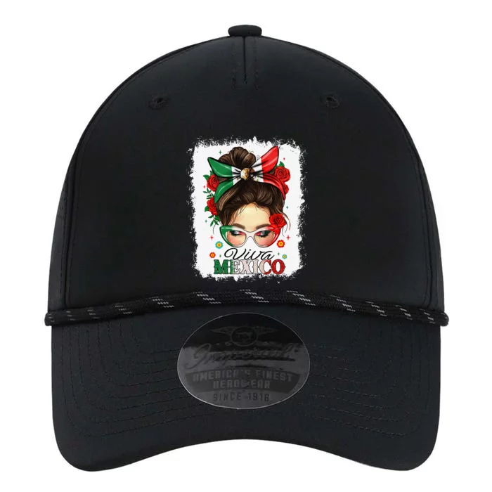 Viva Mexico Independence Day Women Girl Mexican Flag Gift Performance The Dyno Cap