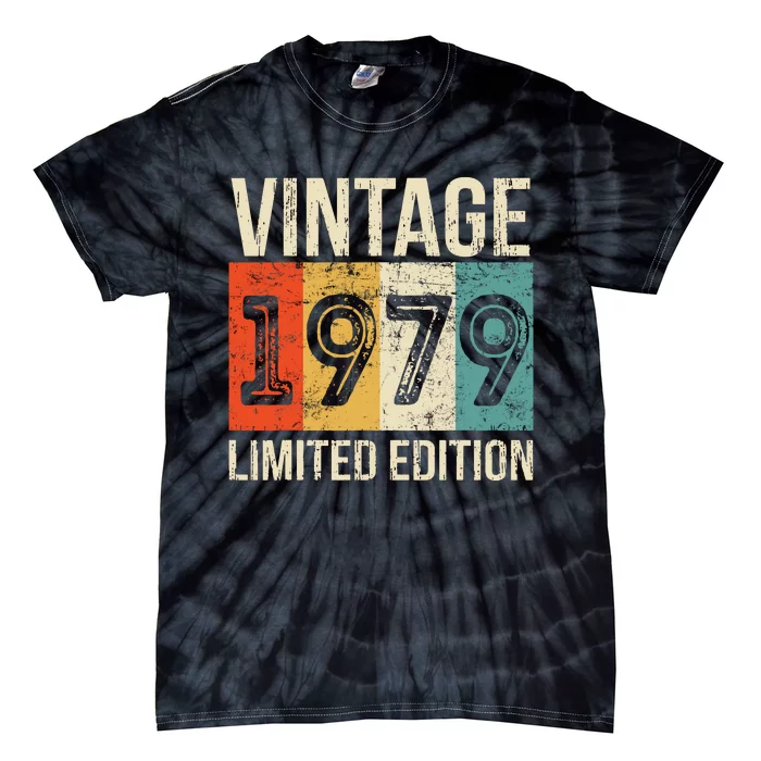 Vintage Made In 1979 Birthday Tie-Dye T-Shirt