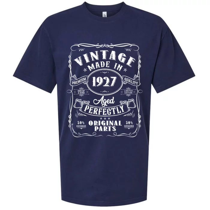 Vintage Made In 1927 One Of A Kind Limited Edition Aged Perfectly Original Parts Sueded Cloud Jersey T-Shirt