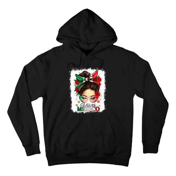 Viva Mexico Independence Day Mexican Flag Hoodie