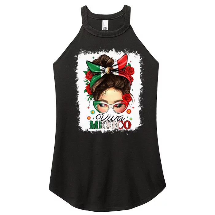 Viva Mexico Independence Day Mexican Flag Women’s Perfect Tri Rocker Tank