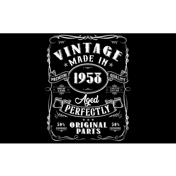 Vintage Made In 1958 One Of A Kind Limited Edition Aged Perfectly Original Parts Bumper Sticker