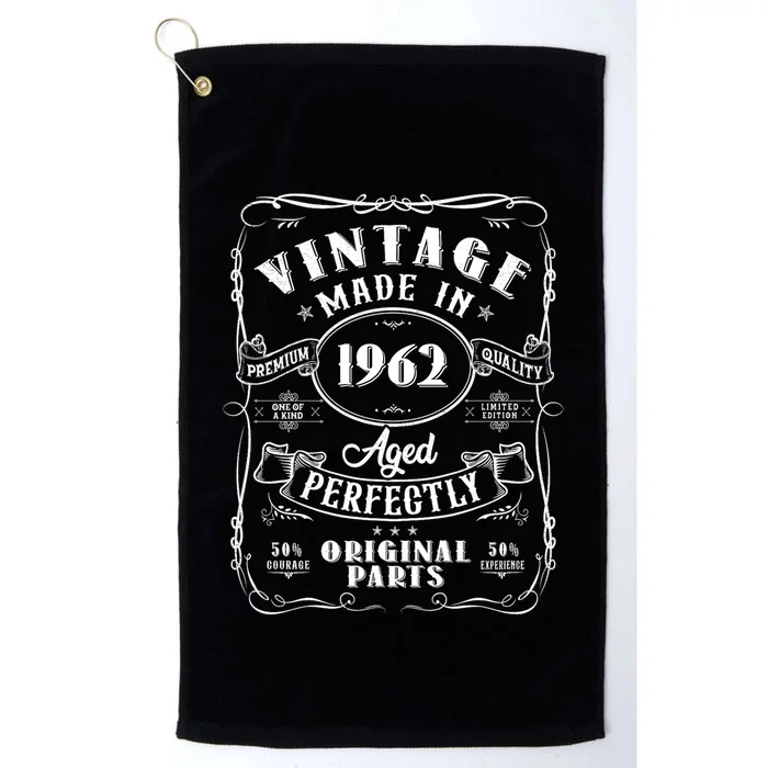 Vintage Made In 1962 One Of A Kind Limited Edition Aged Perfectly Original Parts Platinum Collection Golf Towel