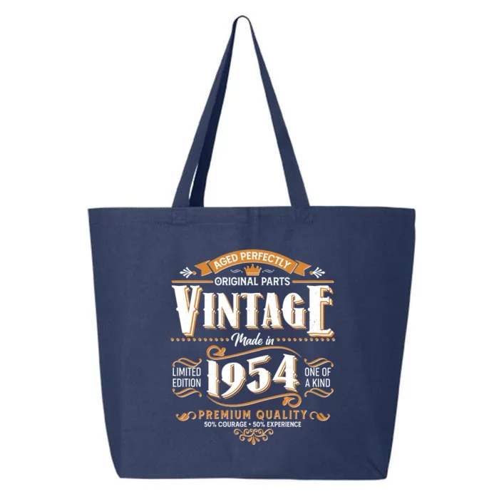 Vintage Made In 1954 70th Birthday Aged Perfectly Original Parts 25L Jumbo Tote