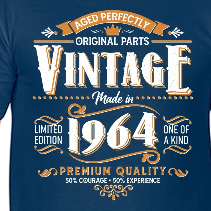 Vintage Made In 1964 60th Birthday Aged Perfectly Original Parts Comfort Colors T-Shirt