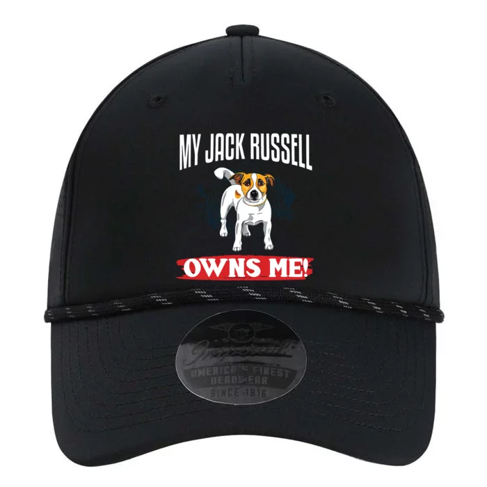 Vintage My Jack Russell Owns Me Dog Lover Terrier Parent Performance The Dyno Cap