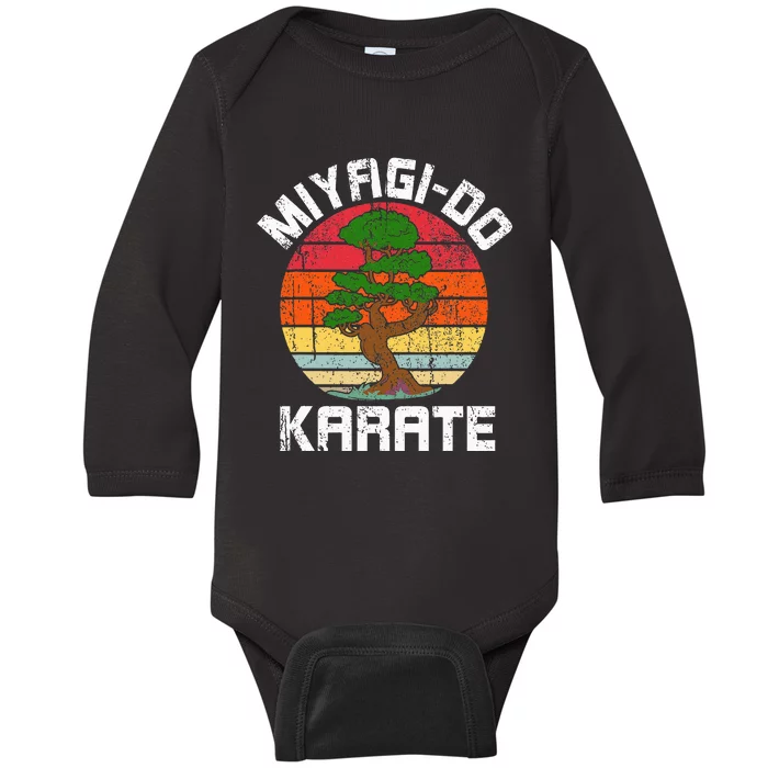 Vintage Miyagido Karate Bonsai Tree Baby Long Sleeve Bodysuit