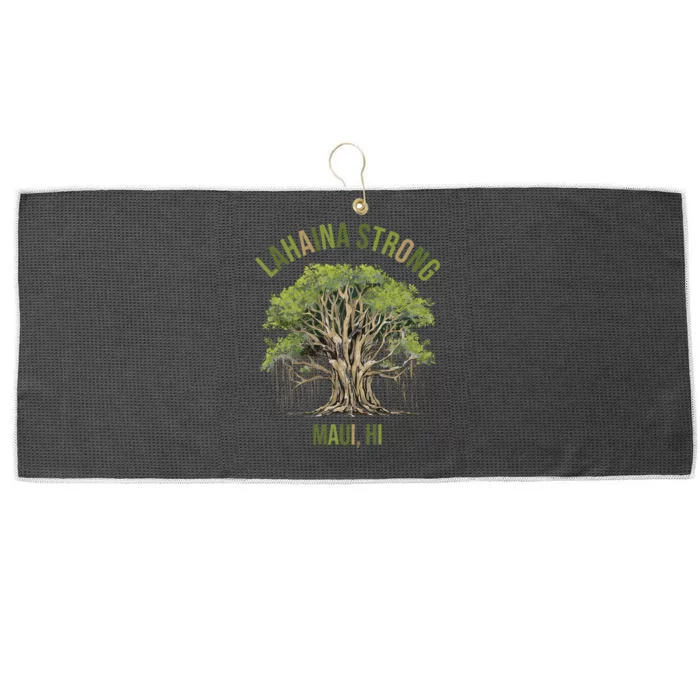 Vintage Maui Lahaina Banyan Tree Large Microfiber Waffle Golf Towel