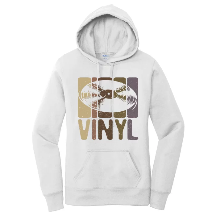 Vinyl Music Lover And Vinyl Record Player Women's Pullover Hoodie