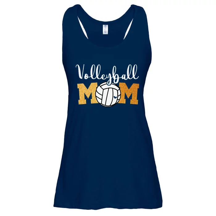 Volleyball Mom Mothers Day Volleyball Game Day Cheer Mom Ladies Essential Flowy Tank