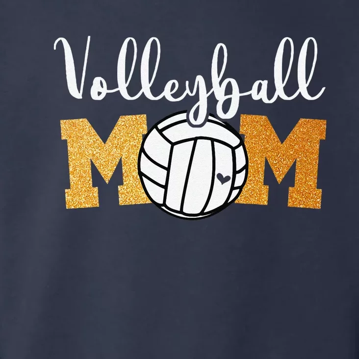 Volleyball Mom Mothers Day Volleyball Game Day Cheer Mom Toddler Hoodie