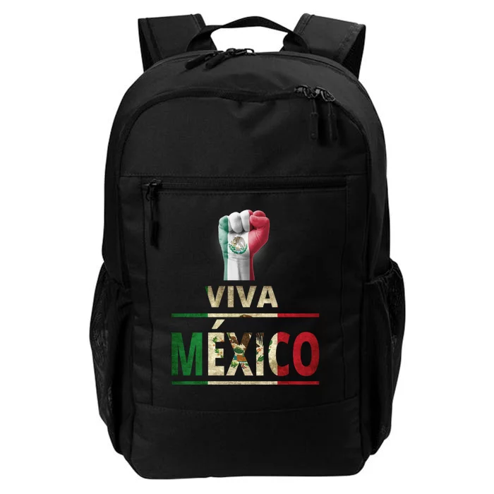 Viva Mexico Mexican Pride Fist Daily Commute Backpack