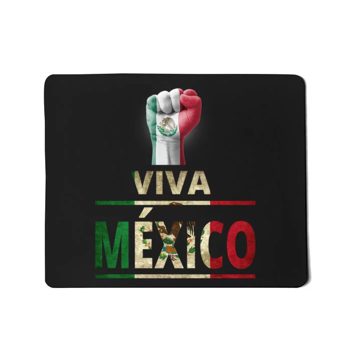 Viva Mexico Mexican Pride Fist Mousepad