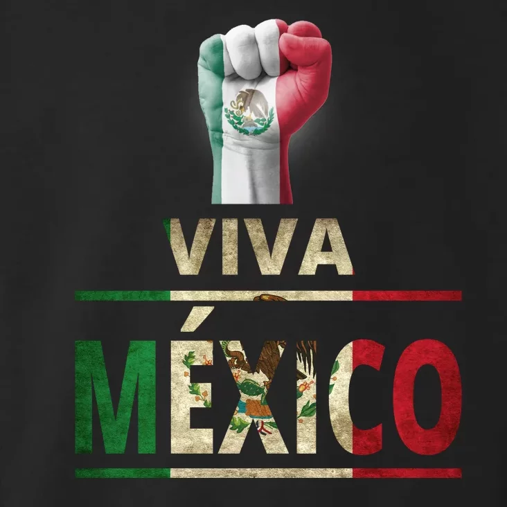 Viva Mexico Mexican Pride Fist Toddler Hoodie