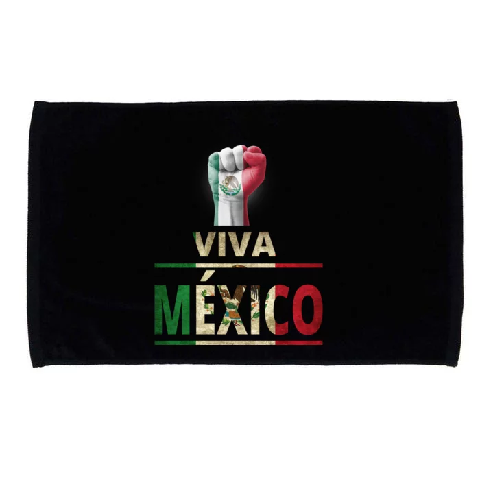 Viva Mexico Mexican Pride Fist Microfiber Hand Towel