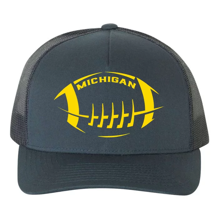 Vintage Michigan MI Vintage Design Classic Michigan Yupoong Adult 5-Panel Trucker Hat