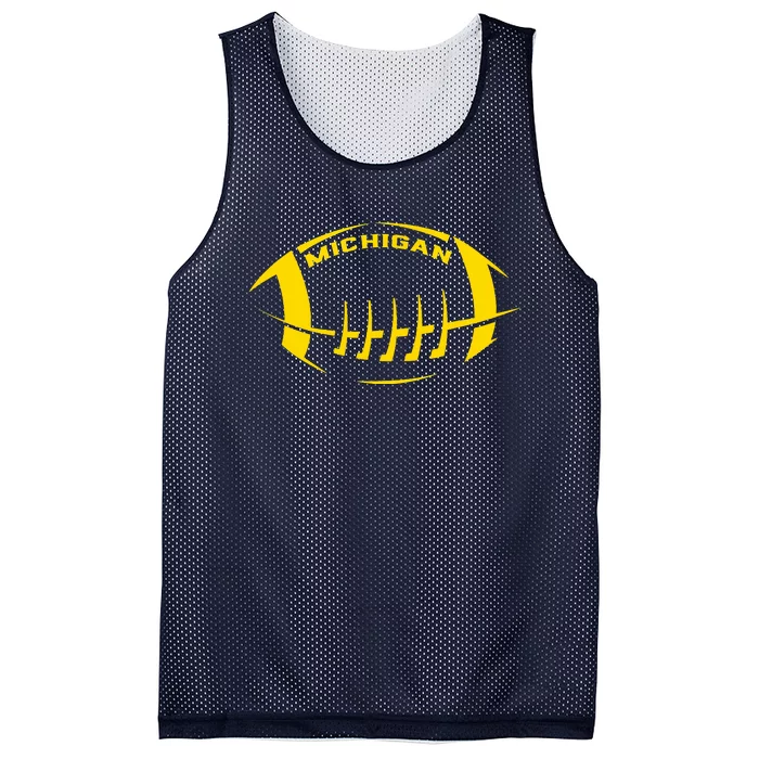 Vintage Michigan MI Vintage Design Classic Michigan Mesh Reversible Basketball Jersey Tank