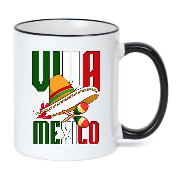 Viva Mexico Mexican Pride Black Color Changing Mug