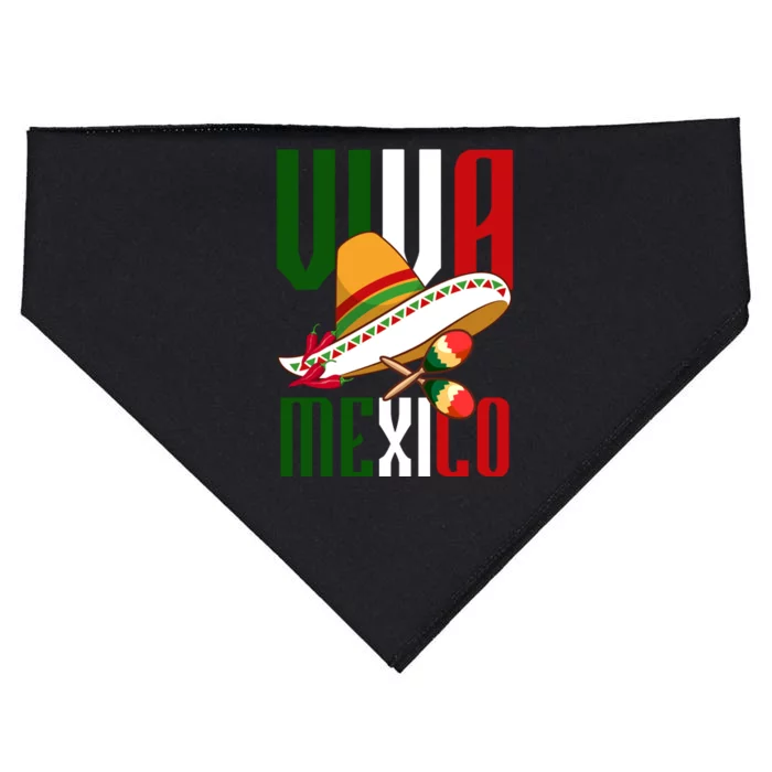 Viva Mexico Mexican Pride USA-Made Doggie Bandana