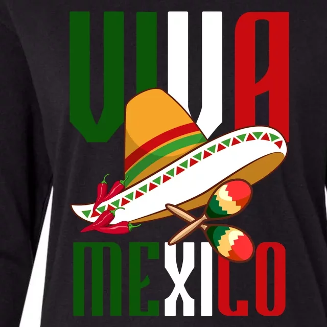 Viva Mexico Mexican Pride Womens Cotton Relaxed Long Sleeve T-Shirt