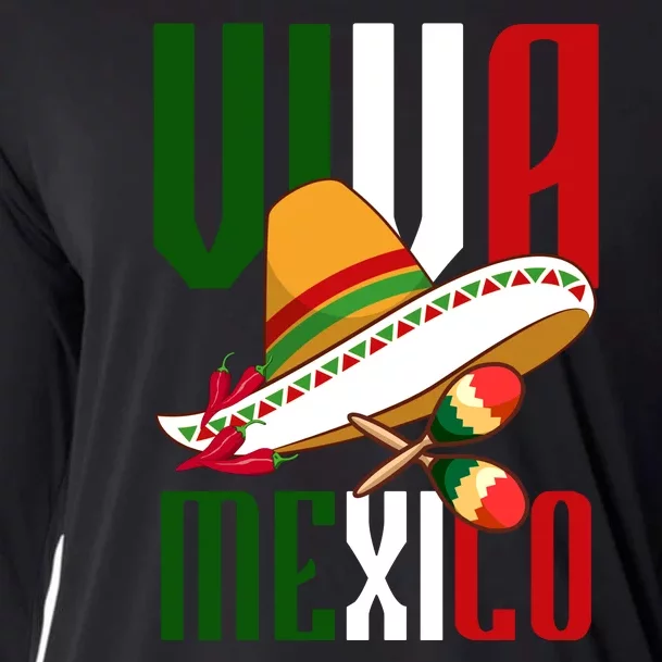 Viva Mexico Mexican Pride Cooling Performance Long Sleeve Crew