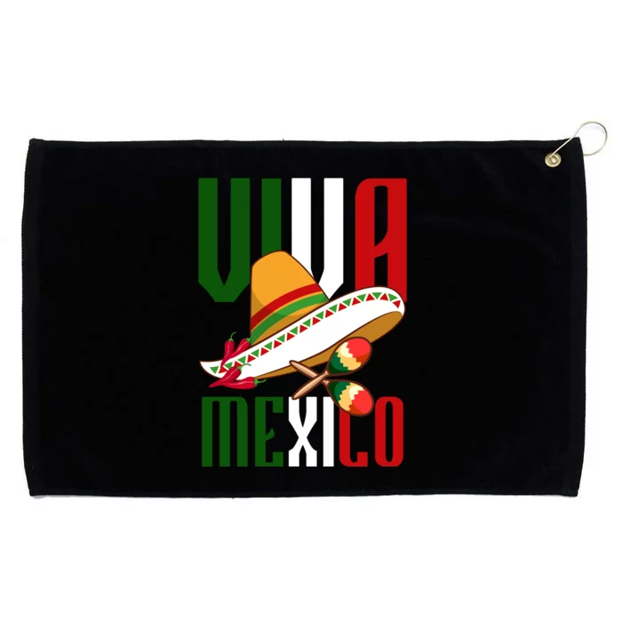 Viva Mexico Mexican Pride Grommeted Golf Towel