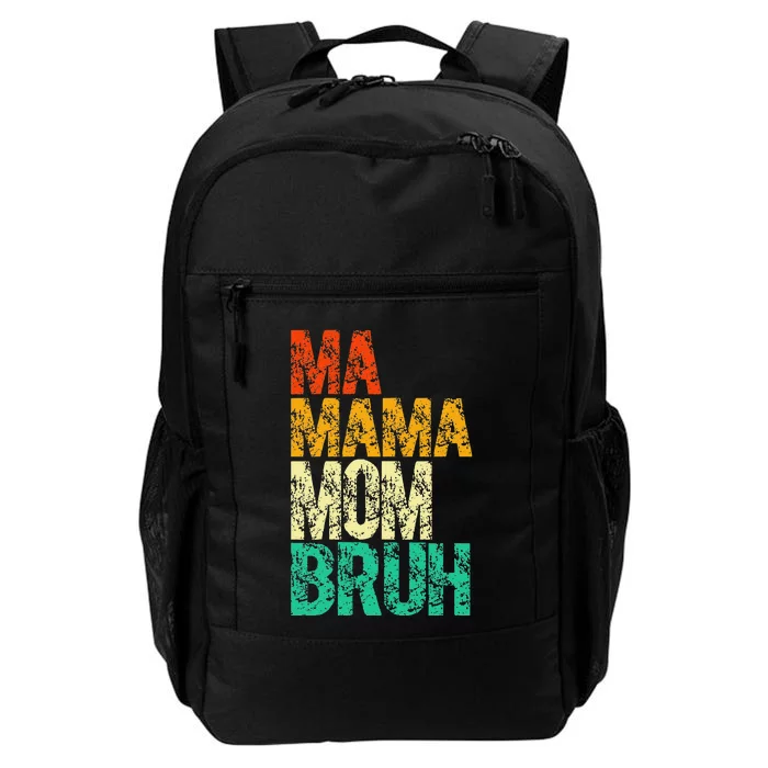 Vintage Ma Mama Mom Bruh Mommy Happy Mother's Day Daily Commute Backpack