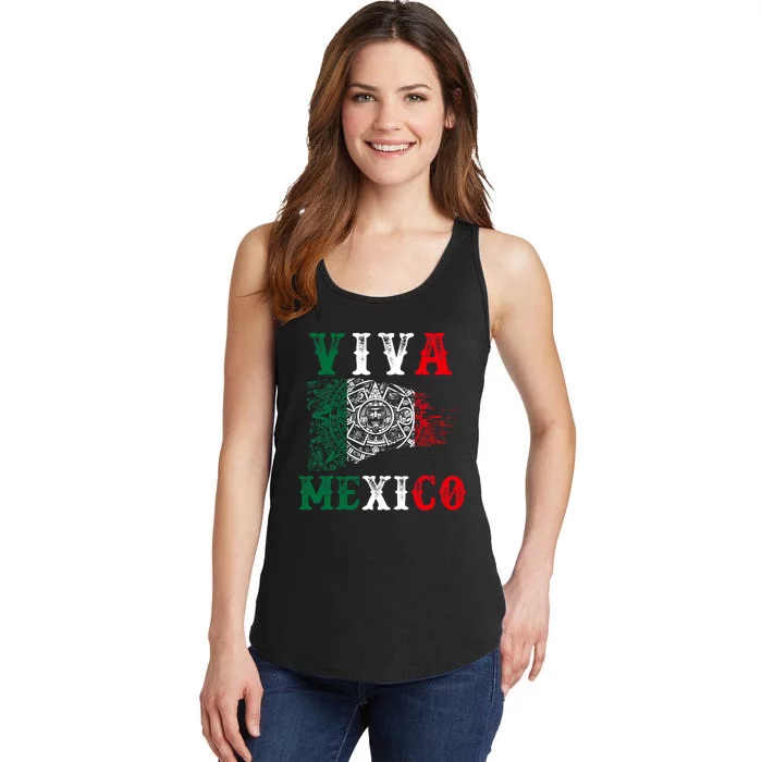 Viva Mexico Mexican Independence Day Ladies Essential Tank