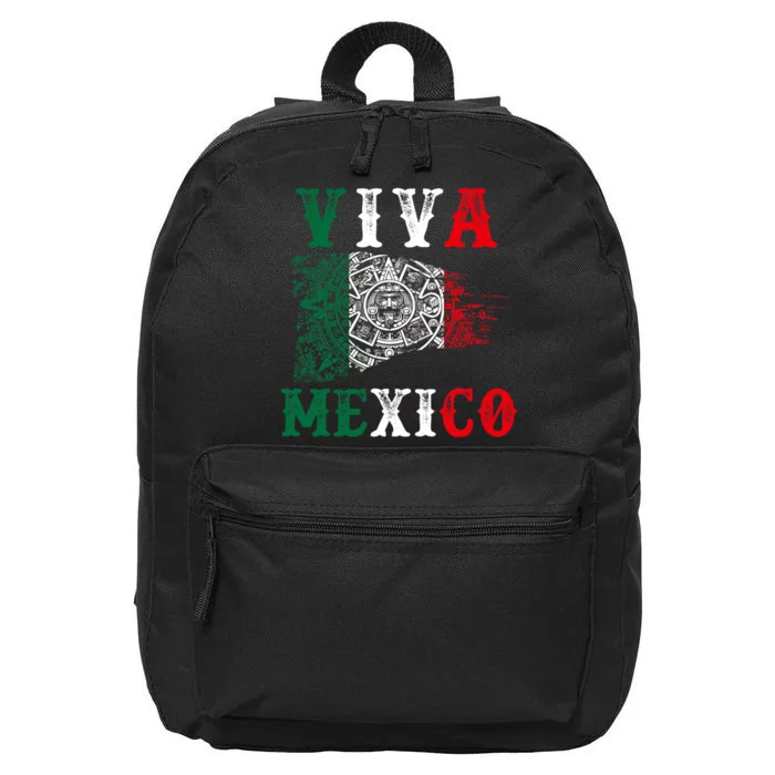 Viva Mexico Mexican Independence Day 16 in Basic Backpack