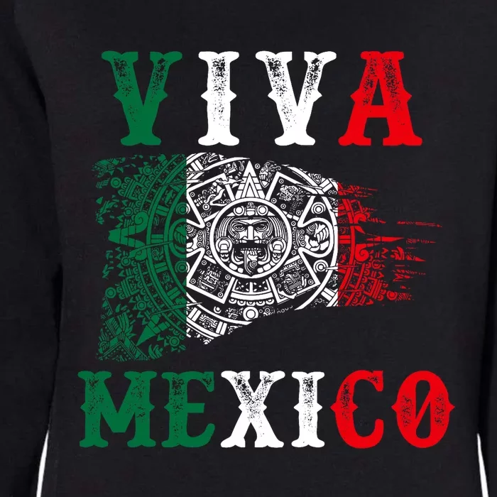 Viva Mexico Mexican Independence Day Womens California Wash Sweatshirt