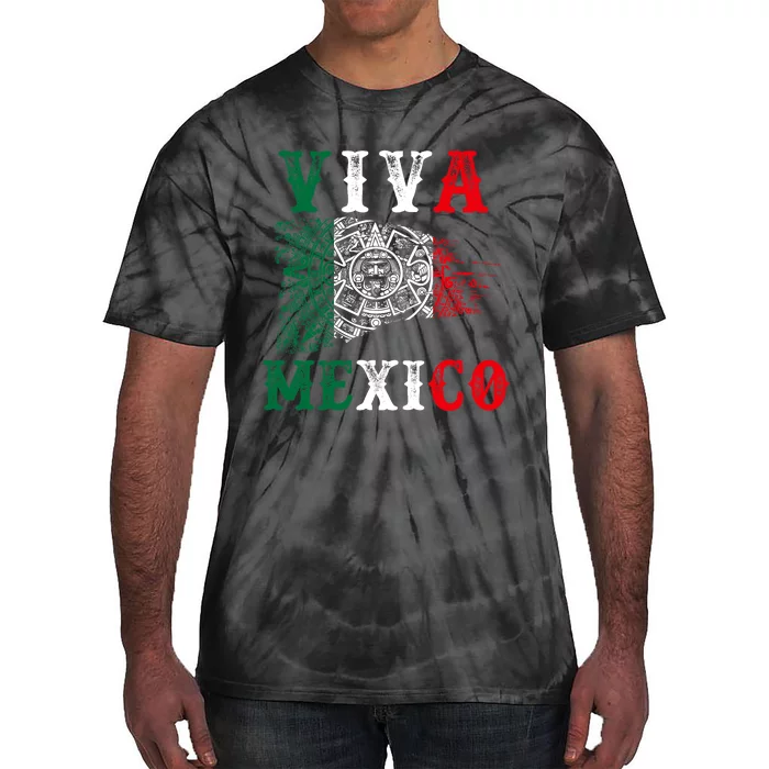 Viva Mexico Mexican Independence Day Tie-Dye T-Shirt