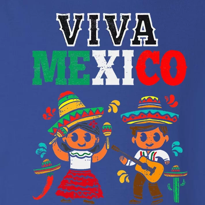 Viva Mexico Maracas Guitar Mexican Independence Toddler Long Sleeve Shirt