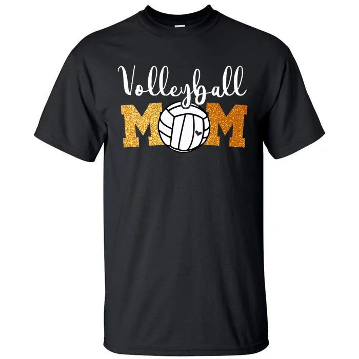 Volleyball Mom Mothers Day Volleyball Game Day Cheer Mom Tall T-Shirt