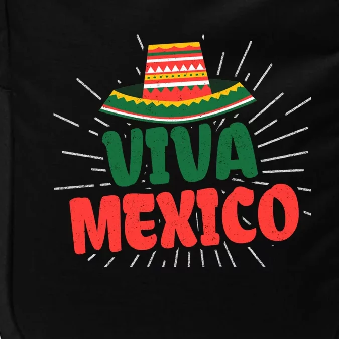 Viva Mexico Mexican Independence Day Gift Impact Tech Backpack