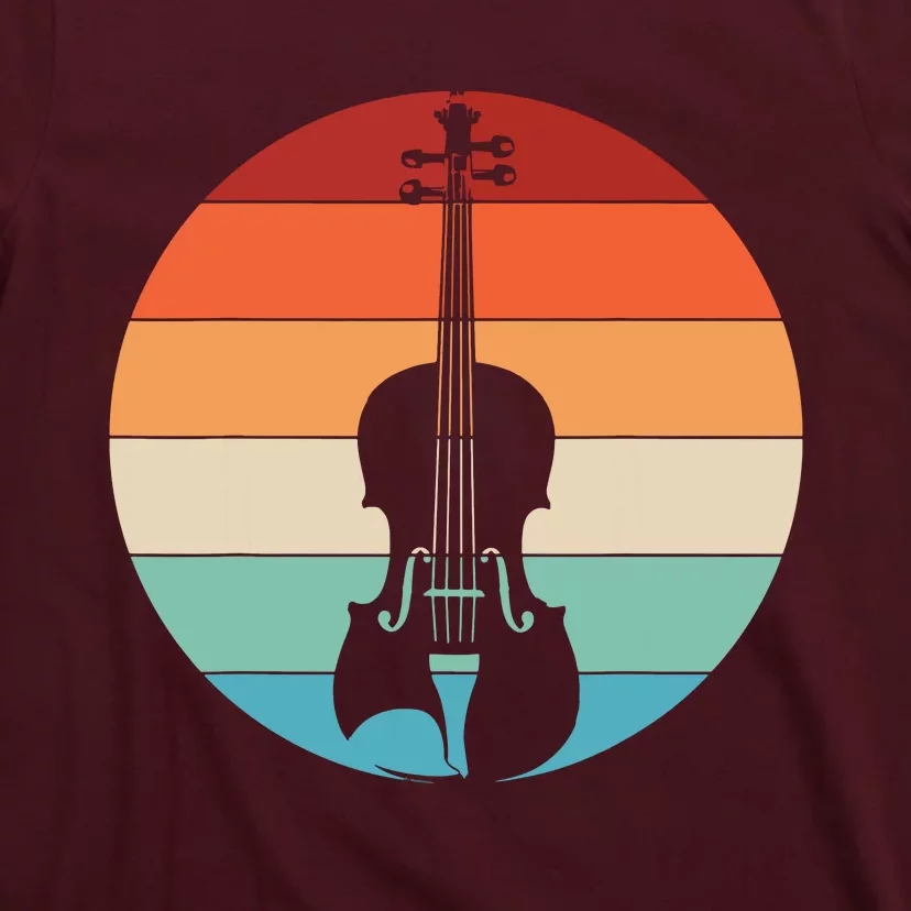 Violin Musical Music Violinist Retro T-Shirt