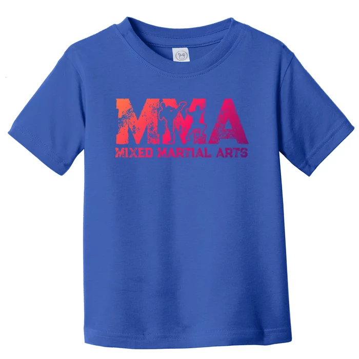 Vintage Mixed Martial Arts Mma Gift Toddler T-Shirt