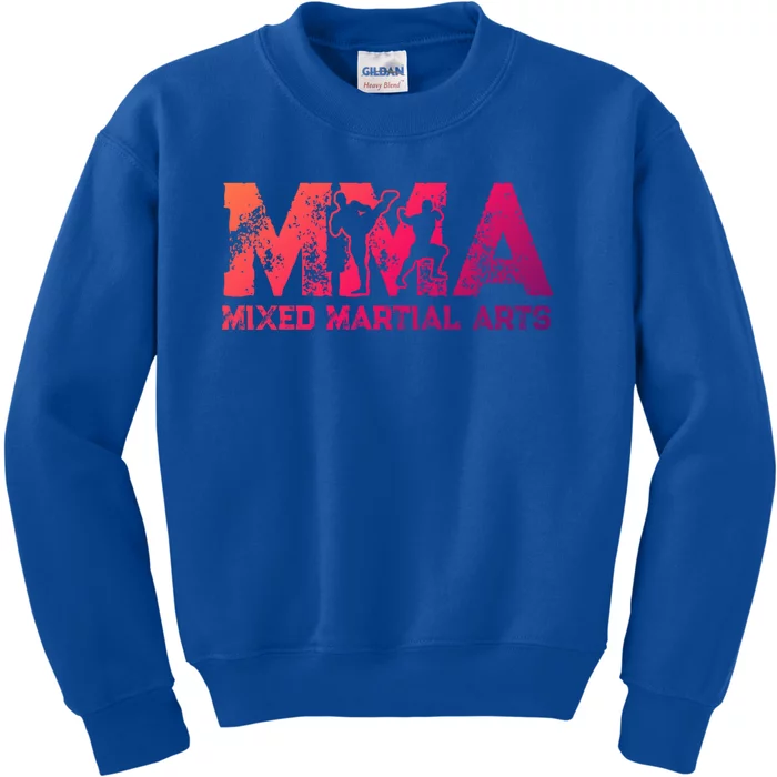 Vintage Mixed Martial Arts Mma Gift Kids Sweatshirt