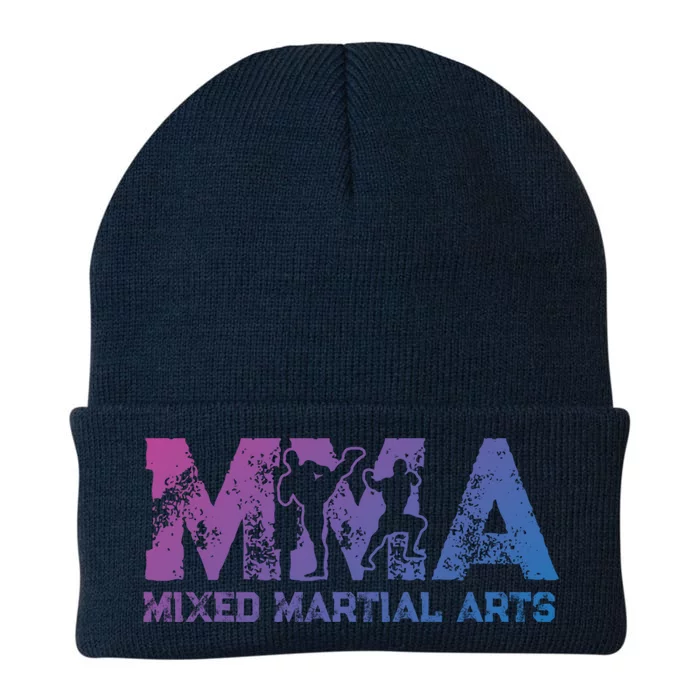 Vintage Mixed Martial Arts Mma Gift Knit Cap Winter Beanie