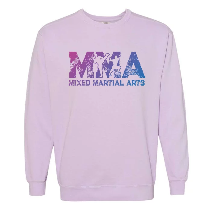 Vintage Mixed Martial Arts Mma Gift Garment-Dyed Sweatshirt