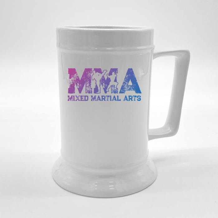 Vintage Mixed Martial Arts Mma Gift Front & Back Beer Stein