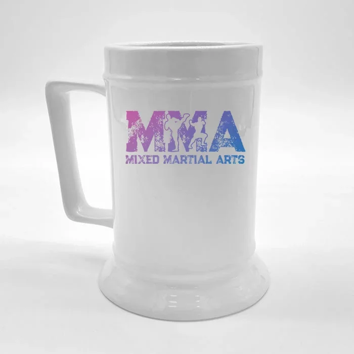 Vintage Mixed Martial Arts Mma Gift Front & Back Beer Stein