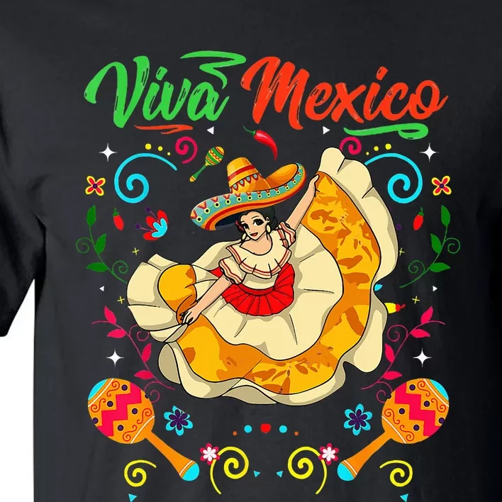 Viva Mexico Mexican independence day I Love Mexico Tall T-Shirt