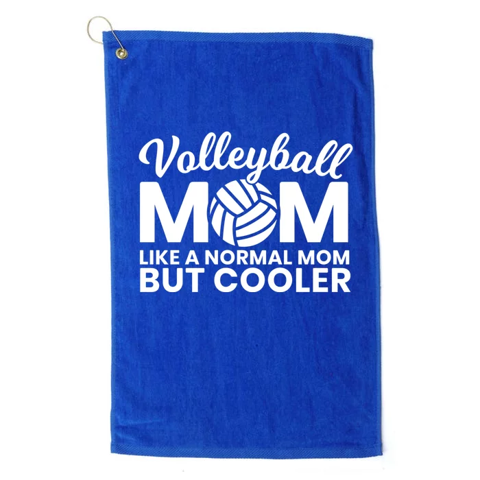 Volleyball Mom Mothers Day Sport Lover Mama Beach Volley Meaningful Gift Platinum Collection Golf Towel