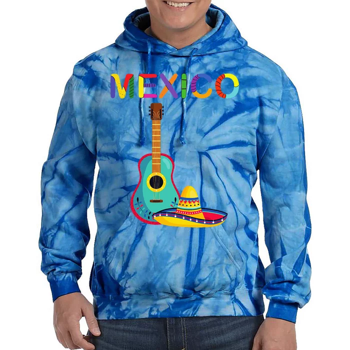 Viva Mexico Mexican Independence Day Tie Dye Hoodie