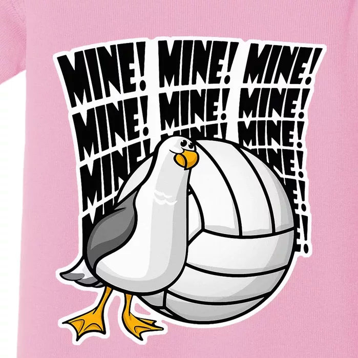 Volleyball Mine Mine Mine Baby Bodysuit