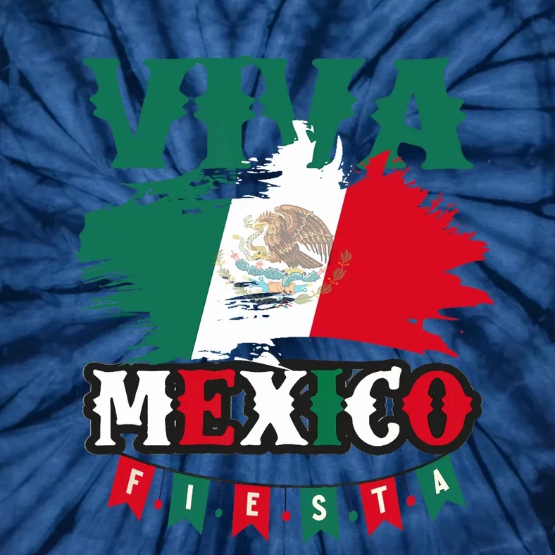 Viva Mexico Mexican Independence Day Tie-Dye T-Shirt