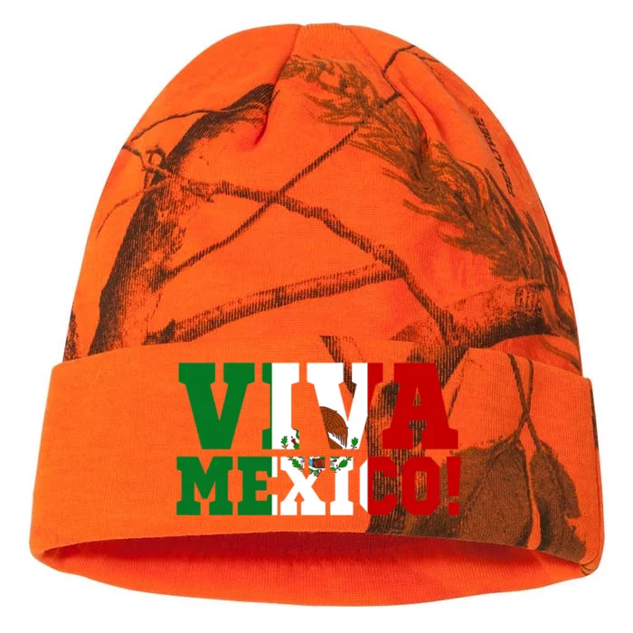 Viva Mexico Mexican Independence Day Kati - 12in Camo Beanie